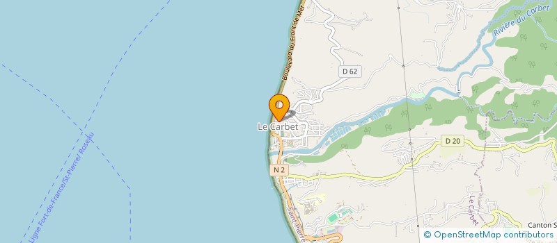 localisation de l'entreprise ASSOCIATION  MIGANN ART  LE CARBET