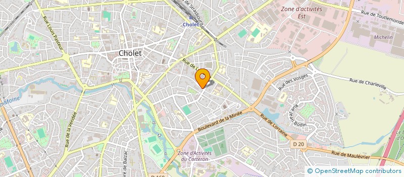 localisation de l'entreprise ASSOCIATION MIGRANTS SOLIDARITE CHOLETAISE à CHOLET