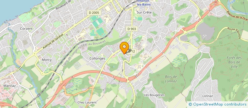 localisation de l'entreprise ASSOCIATION MIKAOUEL à THONON-LES-BAINS