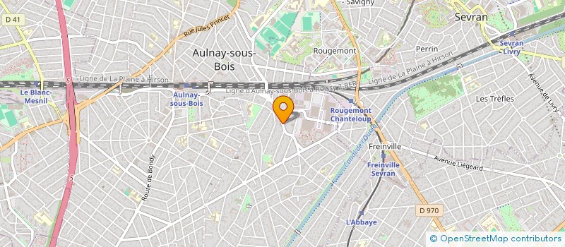 localisation de l'entreprise ASSOCIATION MILADI BEAUTE ET BIEN-ETRE à AULNAY-SOUS-BOIS