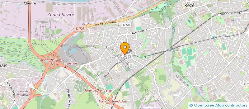 localisation de l'entreprise ASSOCIATION MILLE MORCEAUX à BOUGUENAIS