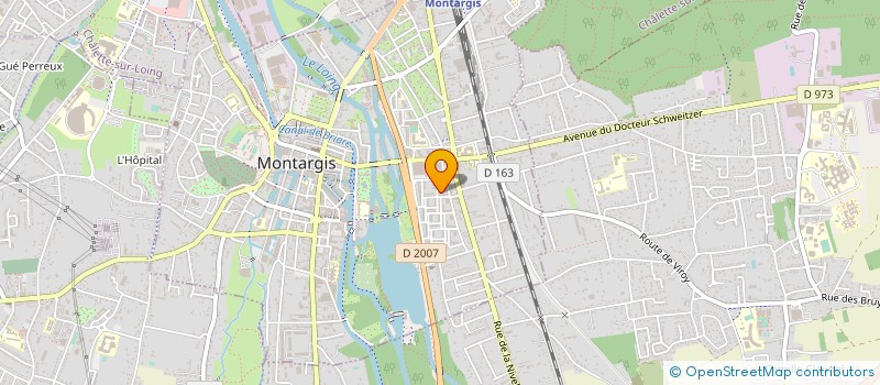 localisation de l'entreprise ASSOCIATION MILLE SOURIRES à MONTARGIS