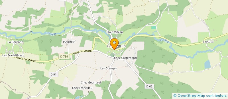 localisation de l'entreprise ASSOCIATION MILLENAIRE DE L'EGLISE ABBATIALE DE CELLEFROUIN (MEADC)  CELLEFROUIN