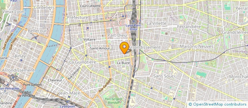 localisation de l'entreprise ASSOCIATION MILLENIA III  LYON