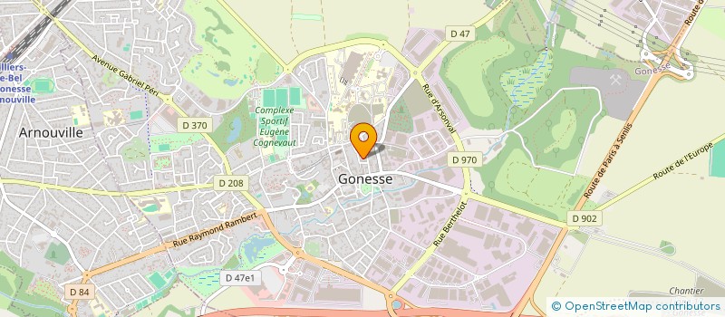 localisation de l'entreprise ASSOCIATION MIMI SOURIS à GONESSE