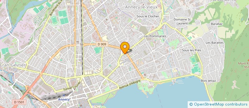 localisation de l'entreprise ASSOCIATION MINERALOGIQUE D'ANNECY ET SA REGION à ANNECY