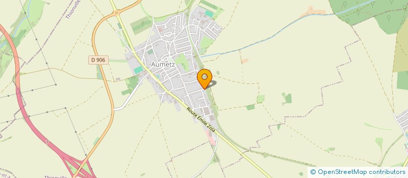 localisation de l'entreprise ASSOCIATION MINES EN CHOEURS  AUMETZ