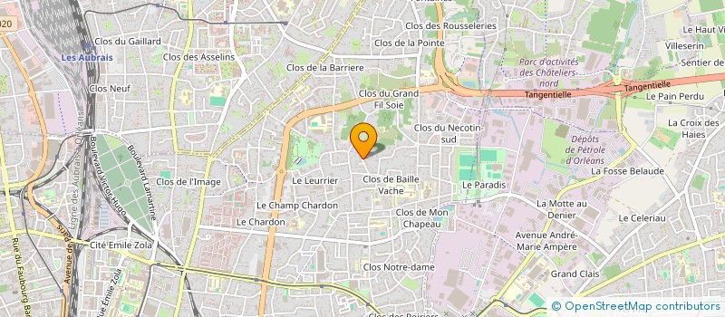 localisation de l'entreprise ASSOCIATION MINISTERE CHRETIEN D'ENSEIGNEMENT ET DELIVRANCE LE FLEUVE DE LA VIE  ORLEANS