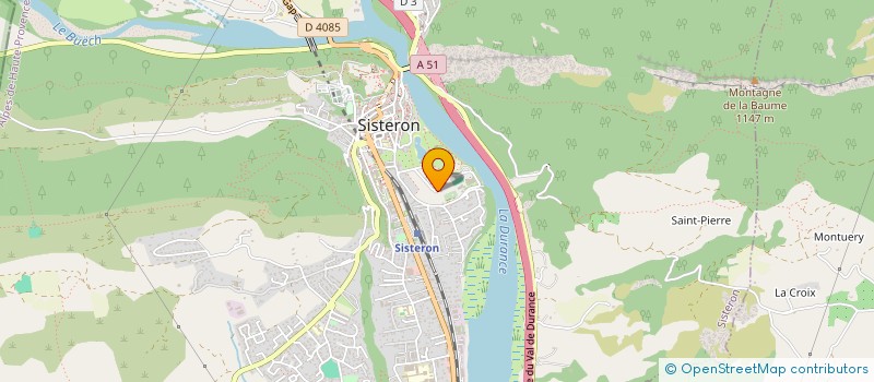 localisation de l'entreprise ASSOCIATION MINOS31  SISTERON