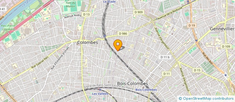 localisation de l'entreprise ASSOCIATION MIR 92 à COLOMBES