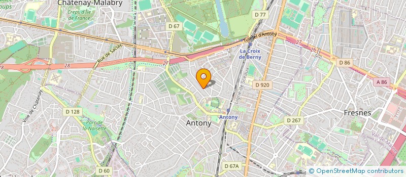 localisation de l'entreprise ASSOCIATION MIRAGE à ANTONY