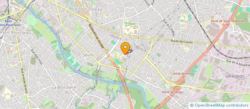 localisation de l'entreprise ASSOCIATION MISE AU POINT à NANTES
