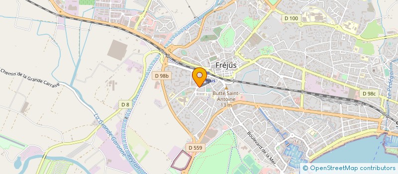 localisation de l'entreprise ASSOCIATION MISIK ART à FREJUS