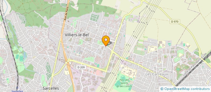 localisation de l'entreprise ASSOCIATION MISSION ISLAMIQUE MONDIALE (PARIS) FRANCE  VILLIERS-LE-BEL