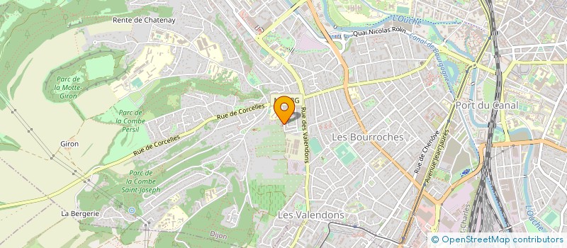 localisation de l'entreprise ASSOCIATION MISSIONS ET DEVELOPPEMENT à DIJON