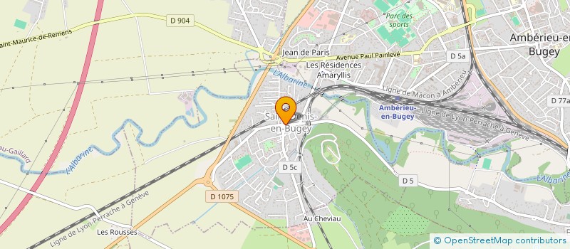 localisation de l'entreprise ASSOCIATION MITROVICA à SAINT-DENIS-EN-BUGEY