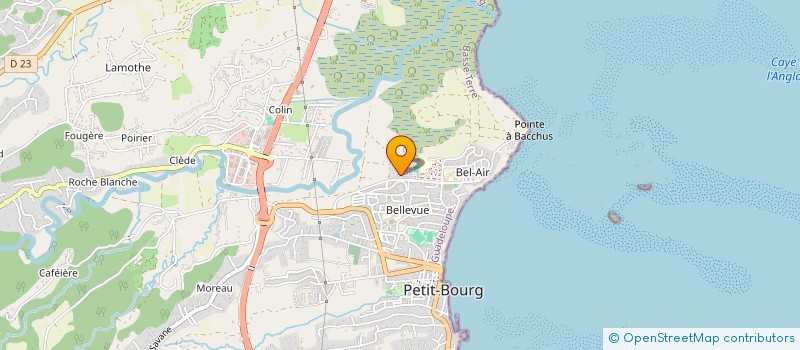 localisation de l'entreprise ASSOCIATION MITSY PROD  PETIT-BOURG