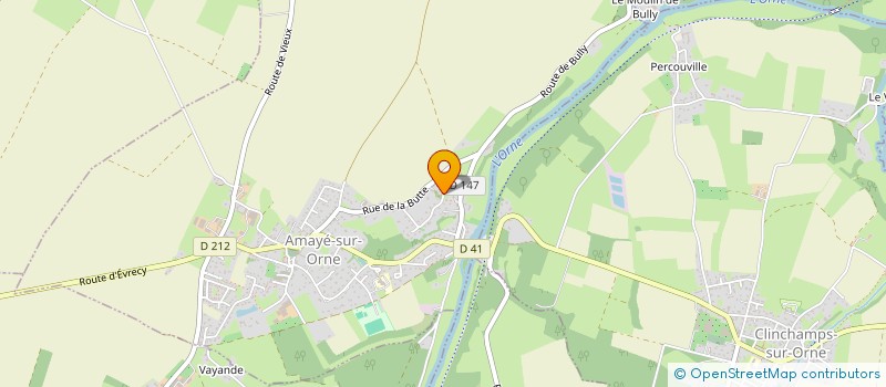 localisation de l'entreprise ASSOCIATION MIX AND LIVE  AMAYE-SUR-ORNE