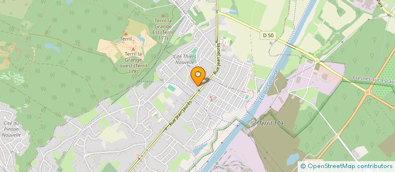 localisation de l'entreprise ASSOCIATION MIX' CITE à BRUAY-SUR-L'ESCAUT