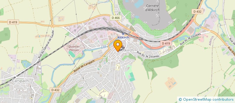 localisation de l'entreprise ASSOCIATION MIXTE D'ANIMATION CULTURELLE  ALTKIRCH