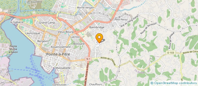 localisation de l'entreprise ASSOCIATION MIZAL'O  LES ABYMES