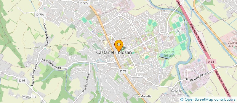 localisation de l'entreprise ASSOCIATION MOBILITE INSERTION GO à CASTANET-TOLOSAN