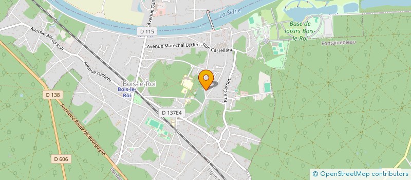 localisation de l'entreprise ASSOCIATION MOBILITE REDUITE -SUD SEINE ET MARNE (EN ABREGE MOBILITE REDUITE)  BOIS-LE-ROI