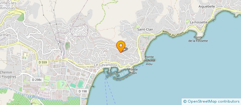 localisation de l'entreprise ASSOCIATION MOD AZUR à LE LAVANDOU