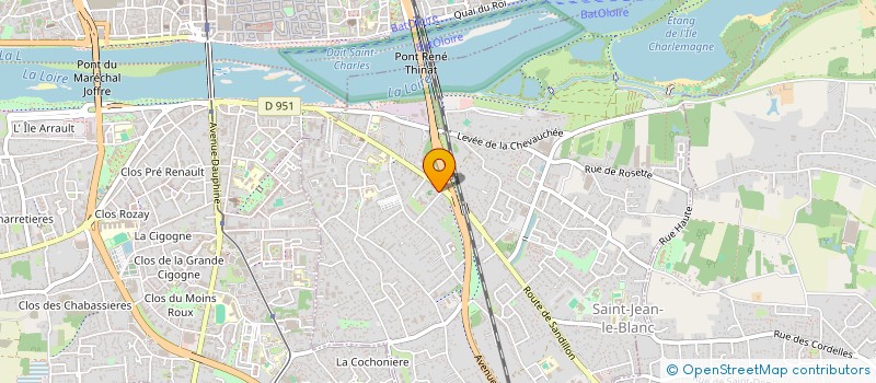 localisation de l'entreprise ASSOCIATION MOFA SOLIDAIRE  SAINT-JEAN-LE-BLANC