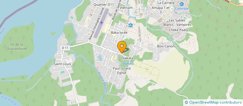 localisation de l'entreprise ASSOCIATION MOI ET MES ENFANTS à SAINT-LAURENT-DU-MARONI