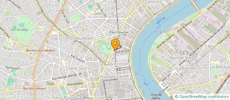 localisation de l'entreprise ASSOCIATION MOLISA à BORDEAUX