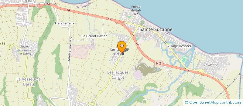localisation de l'entreprise ASSOCIATION MON BEL-AIR à SAINTE-SUZANNE
