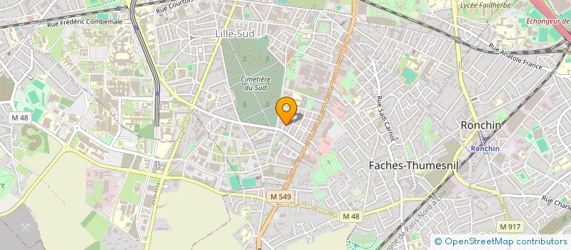 localisation de l'entreprise ASSOCIATION MON PETIT PARADIS - ACTIONS PETITE ENFANCE A LILLE à LILLE