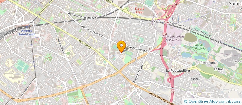 localisation de l'entreprise ASSOCIATION MONGAZON à ANGERS
