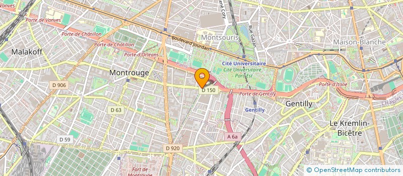 localisation de l'entreprise ASSOCIATION MONSIEUR P  MONTROUGE