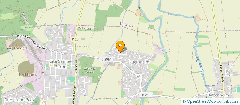 localisation de l'entreprise ASSOCIATION MONTAGNE ESCALADE RUELISHEIM  RUELISHEIM
