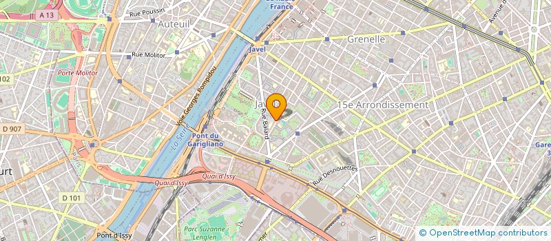 localisation de l'entreprise ASSOCIATION MONTAGNE JUNIORS  PARIS