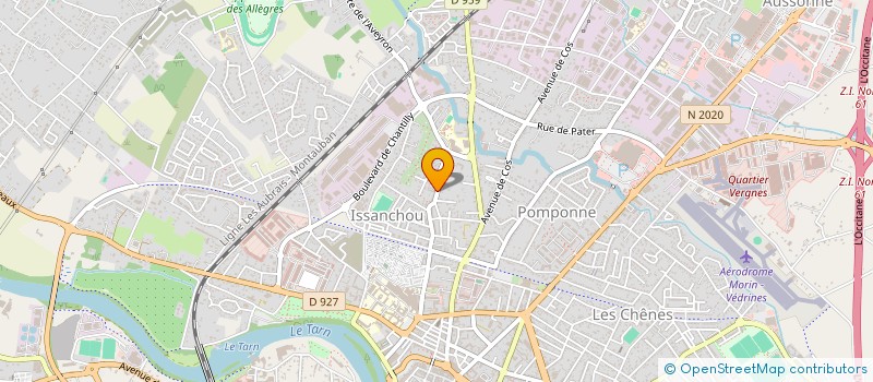 localisation de l'entreprise ASSOCIATION MONTALBANAISE INTER-TEMPS  MONTAUBAN