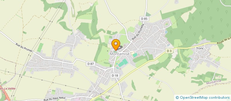 localisation de l'entreprise ASSOCIATION MONTAM-TAM  MONTAMISE