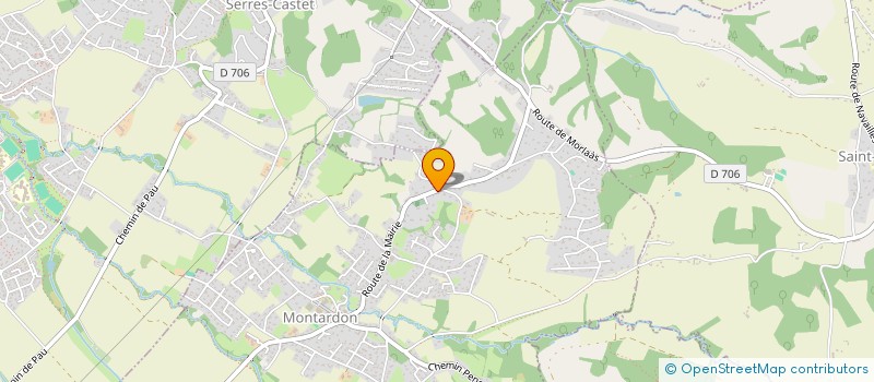localisation de l'entreprise ASSOCIATION MONTARDONNAISE DE MUSCULATION  MONTARDON
