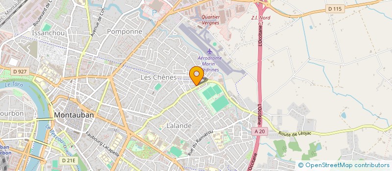 localisation de l'entreprise ASSOCIATION MONTAUBAN JEU PROVENCAL  MONTAUBAN