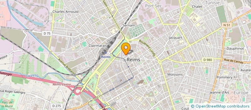 localisation de l'entreprise ASSOCIATION MONTESSORI REIMS  REIMS