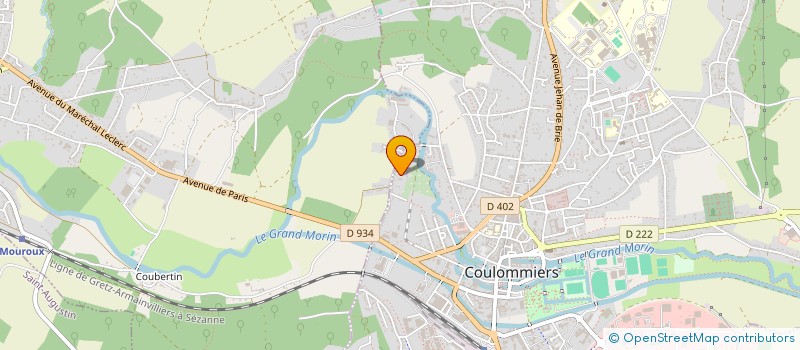 localisation de l'entreprise ASSOCIATION MONTESSOURIRES à COULOMMIERS