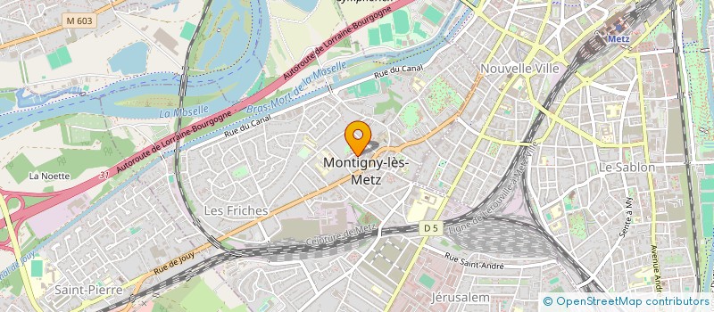 localisation de l'entreprise ASSOCIATION MONTIGNY-AUTREFOIS à MONTIGNY-LES-METZ