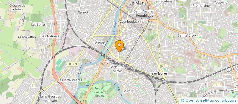 localisation de l'entreprise ASSOCIATION MONTJOIE  LE MANS