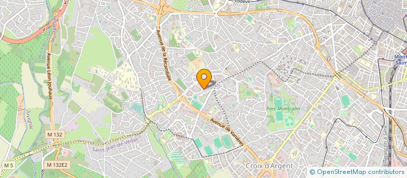 localisation de l'entreprise ASSOCIATION MONTPELLIERAINE DE SPORT AU FEMININ (A.M.S.F.) à MONTPELLIER
