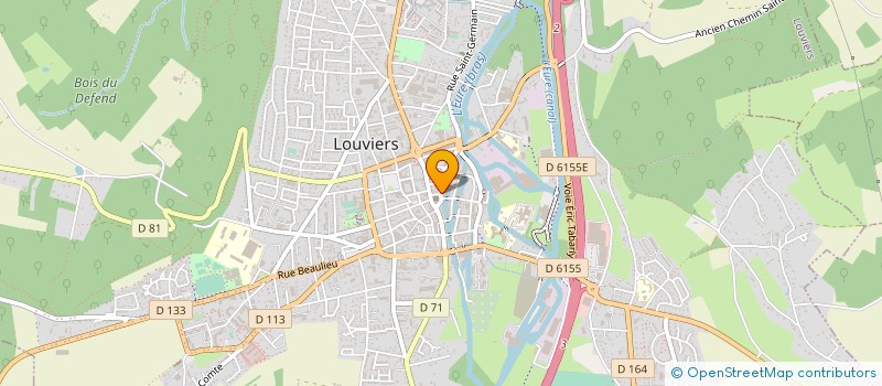 localisation de l'entreprise ASSOCIATION MORDICUS à LOUVIERS