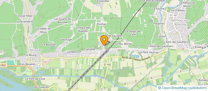 localisation de l'entreprise ASSOCIATION MOREAU BRISEBARE  VOUVRAY