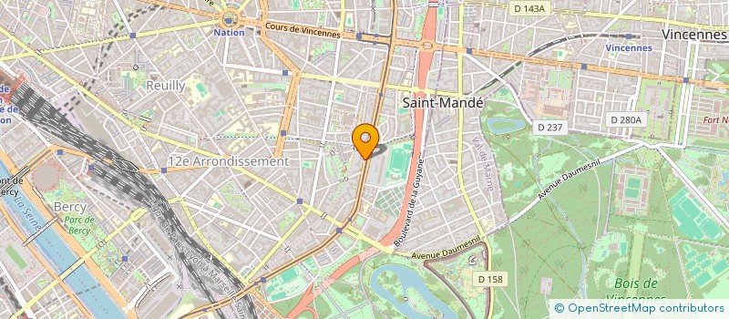 localisation de l'entreprise ASSOCIATION MOSAD à PARIS