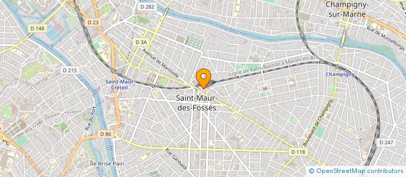 localisation de l'entreprise ASSOCIATION MOSAIQUE à SAINT-MAUR-DES-FOSSES